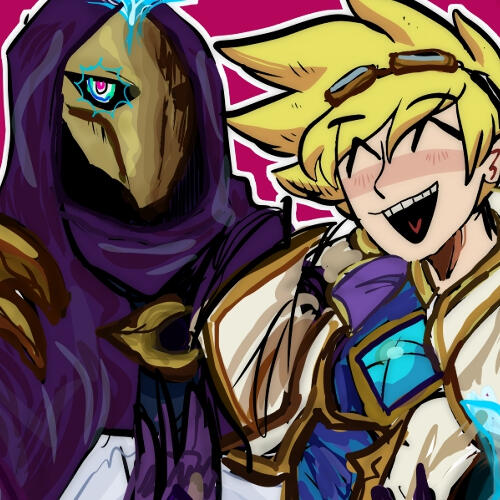 painted kofi doodle for maqicant october 2021